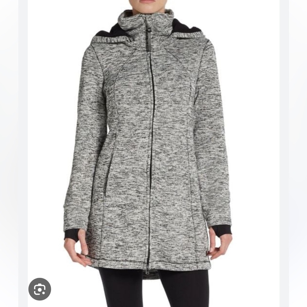 Calvin Klein Performance‎ Gray Hooded Zip up Jacket Size M